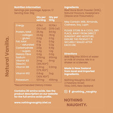 Load image into Gallery viewer, Nothing Naughty | Bone Broth Protein Powder - 500g Jar