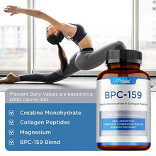 Load image into Gallery viewer, BPC-159 Peptide Capsules - Creatine Monohydrate and Collagen Peptides, Post-Workout Recovery, Bone and Joint Support, Magenisum