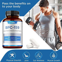 Load image into Gallery viewer, BPC-159 Peptide Capsules - Creatine Monohydrate and Collagen Peptides, Post-Workout Recovery, Bone and Joint Support, Magenisum