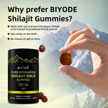 Load image into Gallery viewer, Pure Himalayan Shilajit Gummies Gold for Men & Women Energy & Immune System Minerals Supplement
