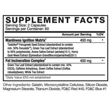 Load image into Gallery viewer, Test X180 Ignite Booster and Fat Burner Enhances Male Vitality Supports Burning Fat and Building Muscle