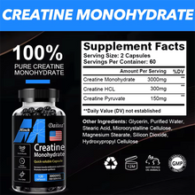 Load image into Gallery viewer, Creatine Monohydrate 60 Caps