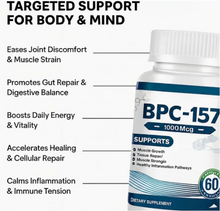 Load image into Gallery viewer, BPC-157 Supplement - Supports Muscle Growth, Tissue Repair, Increases Muscle Strength, and Boosts Energy