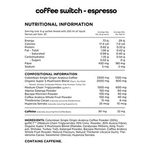 Load image into Gallery viewer, Switch Nutrition | Coffee Switch Mental Focus Elixir