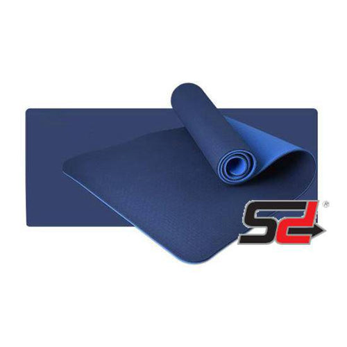 Yoga Mat Dark Blue\Light Blue - Supplements Direct®