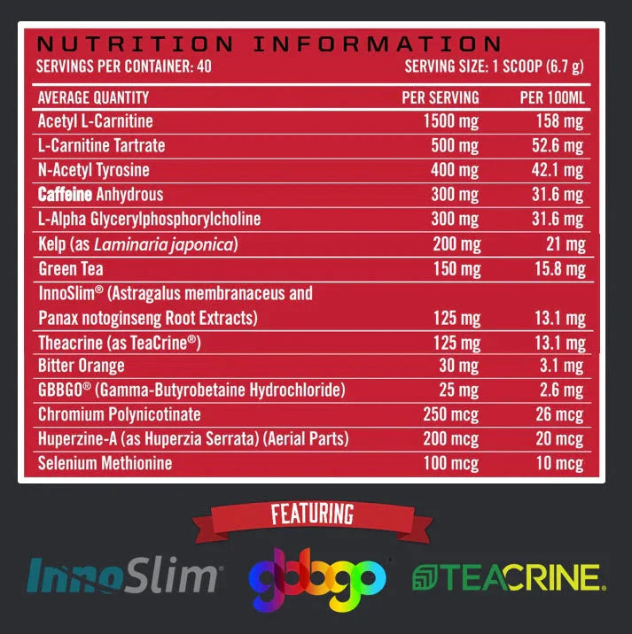 Fire Up - Stim - Supplements Direct®