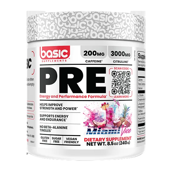 Basic Supplements | PRE energy and Performance
