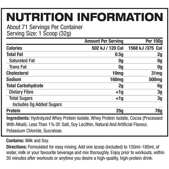 Dymatize® | ISO 100 Hydrolysed Protein 2.3kg