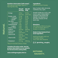 Load image into Gallery viewer, Nothing Naughty | Bone Broth Protein Powder - 500g Jar
