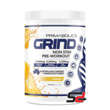 Load image into Gallery viewer, PRIMABOLICS | GRIND Pre-Workout - Non Stim - Whangarei New Zealand
