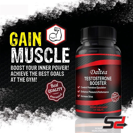 Testosterone Booster - Male Muscle Boosters - Help Improve Performance, Muscles, Endurance, and Energy Support, and Improve Physical Fitness