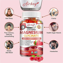 Load image into Gallery viewer, Magnesium Glycinate Gummies - Brain Health, Strengthen Muscles and Bones, Improve Sleep, Relax Nerves
