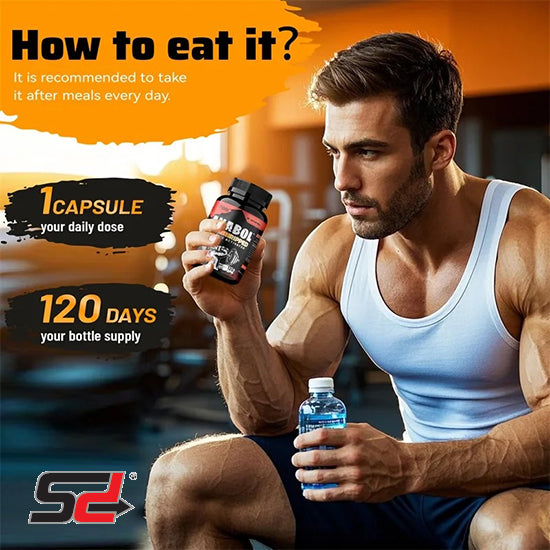 Anabol Ripped Anabolic Muscle Builder - Increase Abdominal Muscle Mass, Promotes Faster Muscle Growth, Recovery and Strength