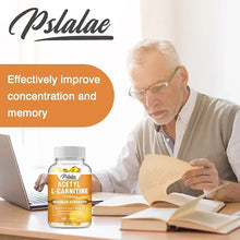 Load image into Gallery viewer, Acetyl-L-Carnitine Capsules 1500 Mg - Supports Natural Energy Production, Supports Memory and Concentration
