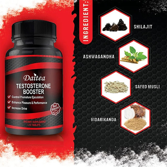 Testosterone Booster - Male Muscle Boosters - Help Improve Performance, Muscles, Endurance, and Energy Support, and Improve Physical Fitness