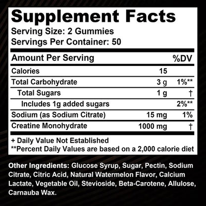 Creatine Monohydrate Gummies 