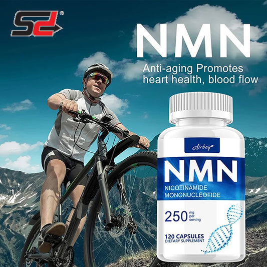 NMN Nicotinamide Mononucleotide - Supports Cell Repair and Growth, Reduces Wrinkles and Increases Skin Elasticity