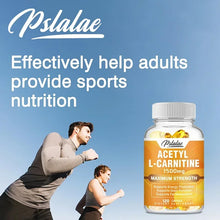 Load image into Gallery viewer, Acetyl-L-Carnitine Capsules 1500 Mg - Supports Natural Energy Production, Supports Memory and Concentration
