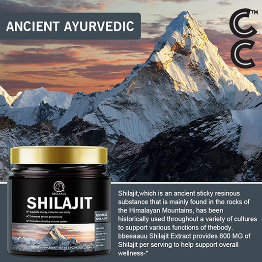 Pure 100% Organic Shilajit liquid Supplements