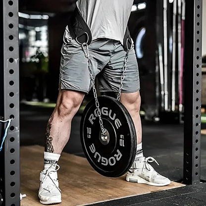Weight Lifting Belt With Chain