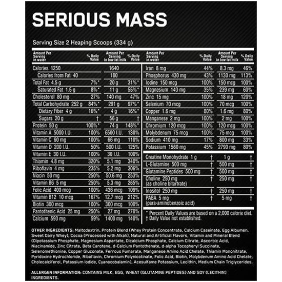 Serious Mass Gainer available Whangarei at Supplements Direct