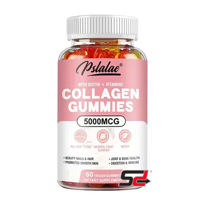 Collagen Gummies - Promote Hair Growth, Skin Care, Brighten Skin Tone, Hydrolyze Skin, Help Nail Bone Joints