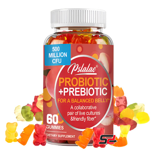 Probiotic + Prebiotic Gummies - Promote Digestive Health and Relieve Bloating