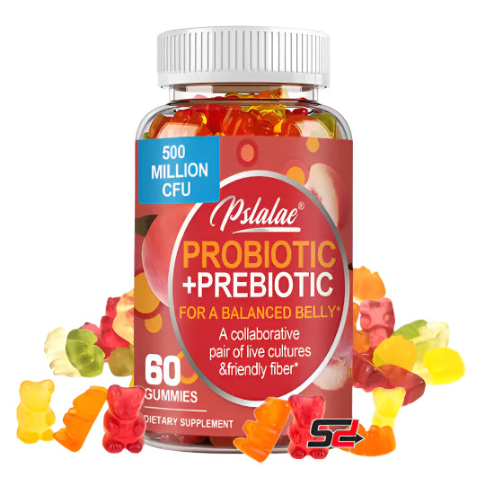 Probiotic + Prebiotic Gummies - Promote Digestive Health and Relieve Bloating