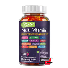 Load image into Gallery viewer, Multivitamin Gummies from USA- with Vitamins and Minerals - Enhances Energy Levels, Immune Support, Antioxidant
