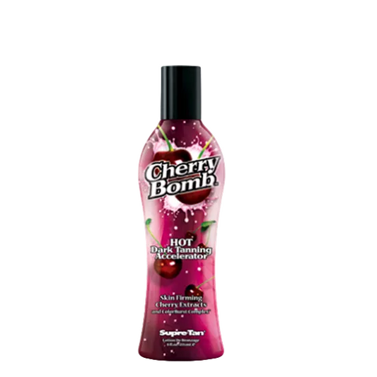 Sunbed Tanning | Cherry Bomb Hot Accelerator Bottle