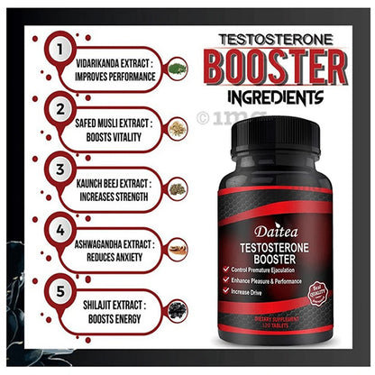 Testosterone Booster - Male Muscle Boosters - Help Improve Performance, Muscles, Endurance, and Energy Support, and Improve Physical Fitness