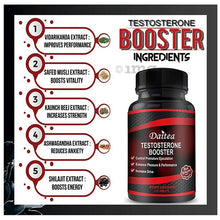 Load image into Gallery viewer, Testosterone Booster - Male Muscle Boosters - Help Improve Performance, Muscles, Endurance, and Energy Support, and Improve Physical Fitness
