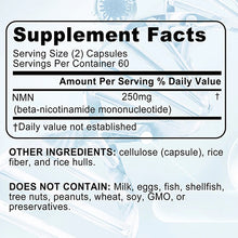 Load image into Gallery viewer, NMN Nicotinamide Mononucleotide - Supports Cell Repair and Growth, Reduces Wrinkles and Increases Skin Elasticity
