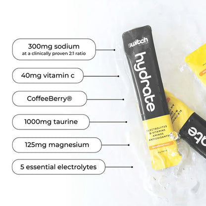Switch Nutrition | Hydrate Electrolyte & Rehydration