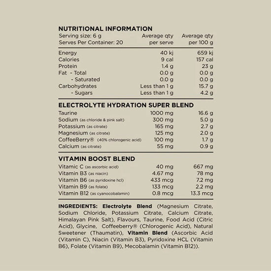 Switch Nutrition | Hydrate Electrolyte & Rehydration
