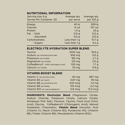 Switch Nutrition | Hydrate Electrolyte & Rehydration