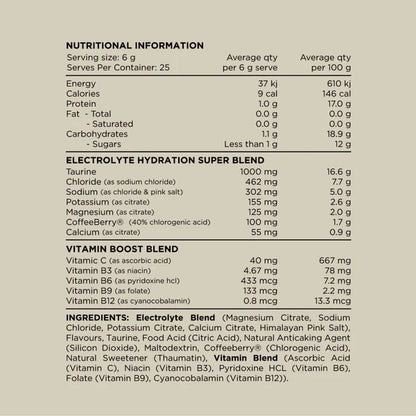 Switch Nutrition | Hydrate Electrolyte & Rehydration (tub)