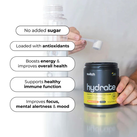 Switch Nutrition | Hydrate Electrolyte & Rehydration (tub)