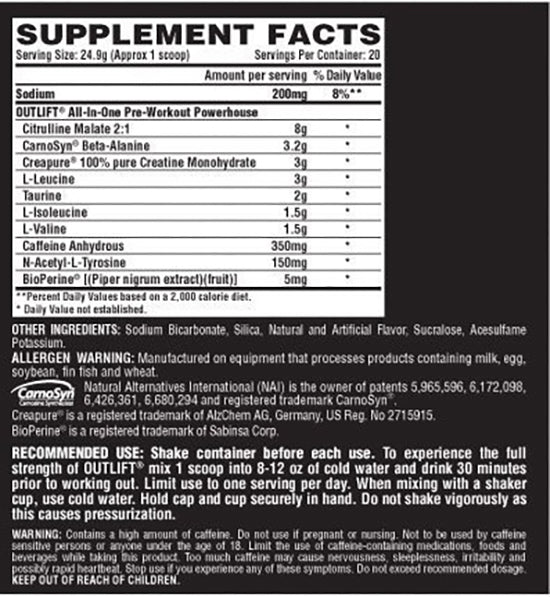 Nutrex | Outlift Pre Workout