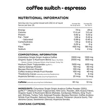 Load image into Gallery viewer, Switch Nutrition | Coffee Switch Mental Focus Elixir
