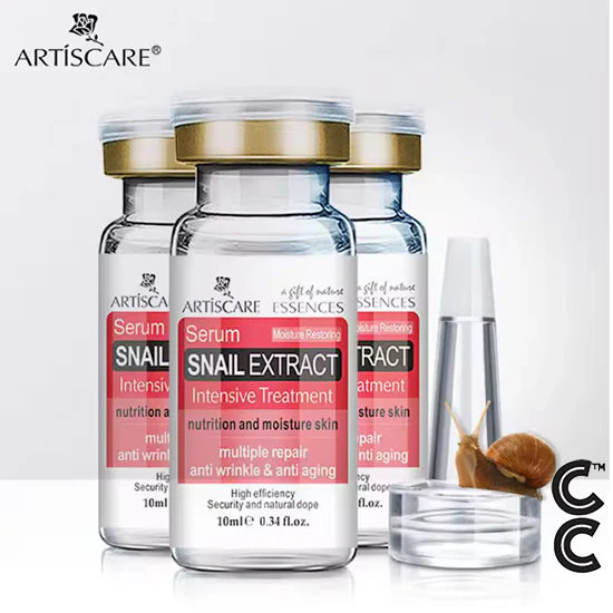 Snail Essence Wrinkle Serum (3 vials per order)Skin Care Moisturising Repair Cream Acne Serum