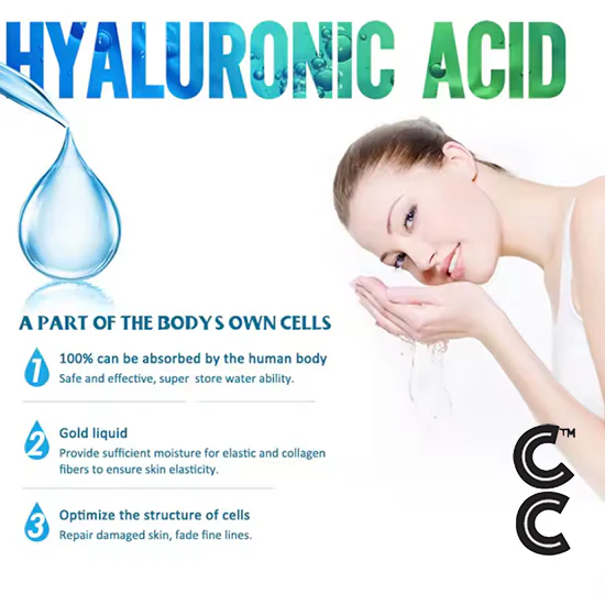 Anti Aging Peptides | Hyaluronic acid Serum (10 vials per order) for Face Moisturising and Hydrating Skin Care Essence Facial Care