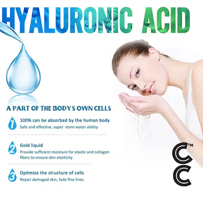 Anti Aging Peptides | Hyaluronic acid Serum (10 vials per order) for Face Moisturising and Hydrating Skin Care Essence Facial Care