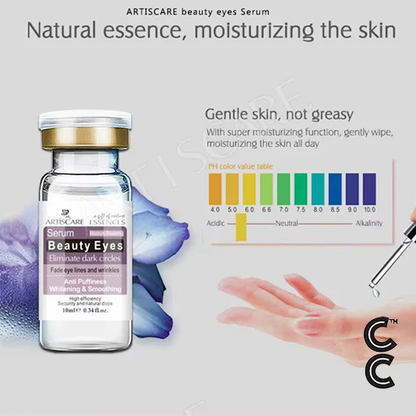 Anti Aging Peptides | Beauty Eyes Serum (10 vials per order) for Anti Puffiness Dark Circles Fine Lines Removal Moisturising Firming Eye Cream