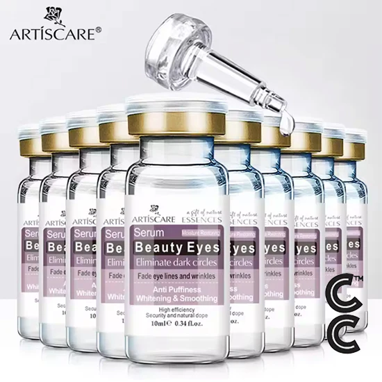 Anti Aging Peptides | Beauty Eyes Serum (10 vials per order) for Anti Puffiness Dark Circles Fine Lines Removal Moisturising Firming Eye Cream