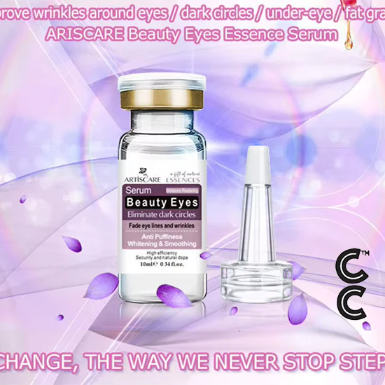 Anti Aging Peptides | Serum for Face (8 vials per order) for Moisturising Hyaluron Acid Vitamin C Six Peptide Q10 VC Facial Essence Skin Care