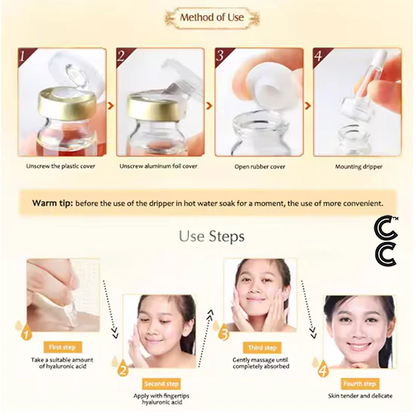 Anti Aging Peptides | Beauty Eyes Serum (10 vials per order) for Anti Puffiness Dark Circles Fine Lines Removal Moisturising Firming Eye Cream