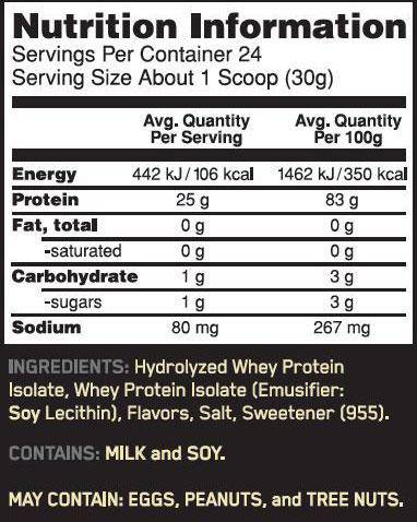 Gold Standard ISOLATE - Supplements Direct®