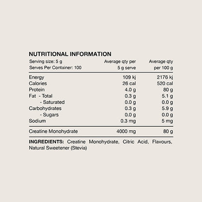 Switch Nutrition | Naturally Flavoured Creatine Monohydrate