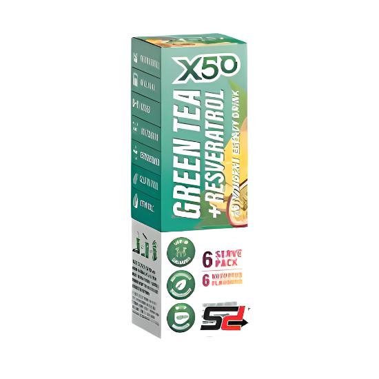 X50 | Green Tea Test Pack of 6